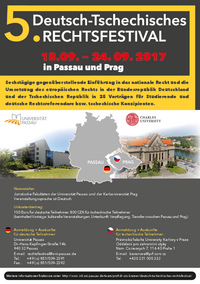 Plakat zum Rechtsfestival 2017